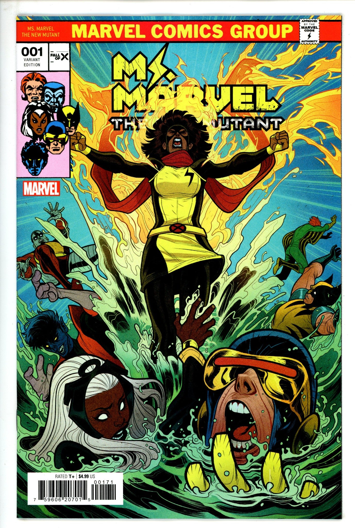 Ms Marvel New Mutant 1 Torque Homage Variant (2023)