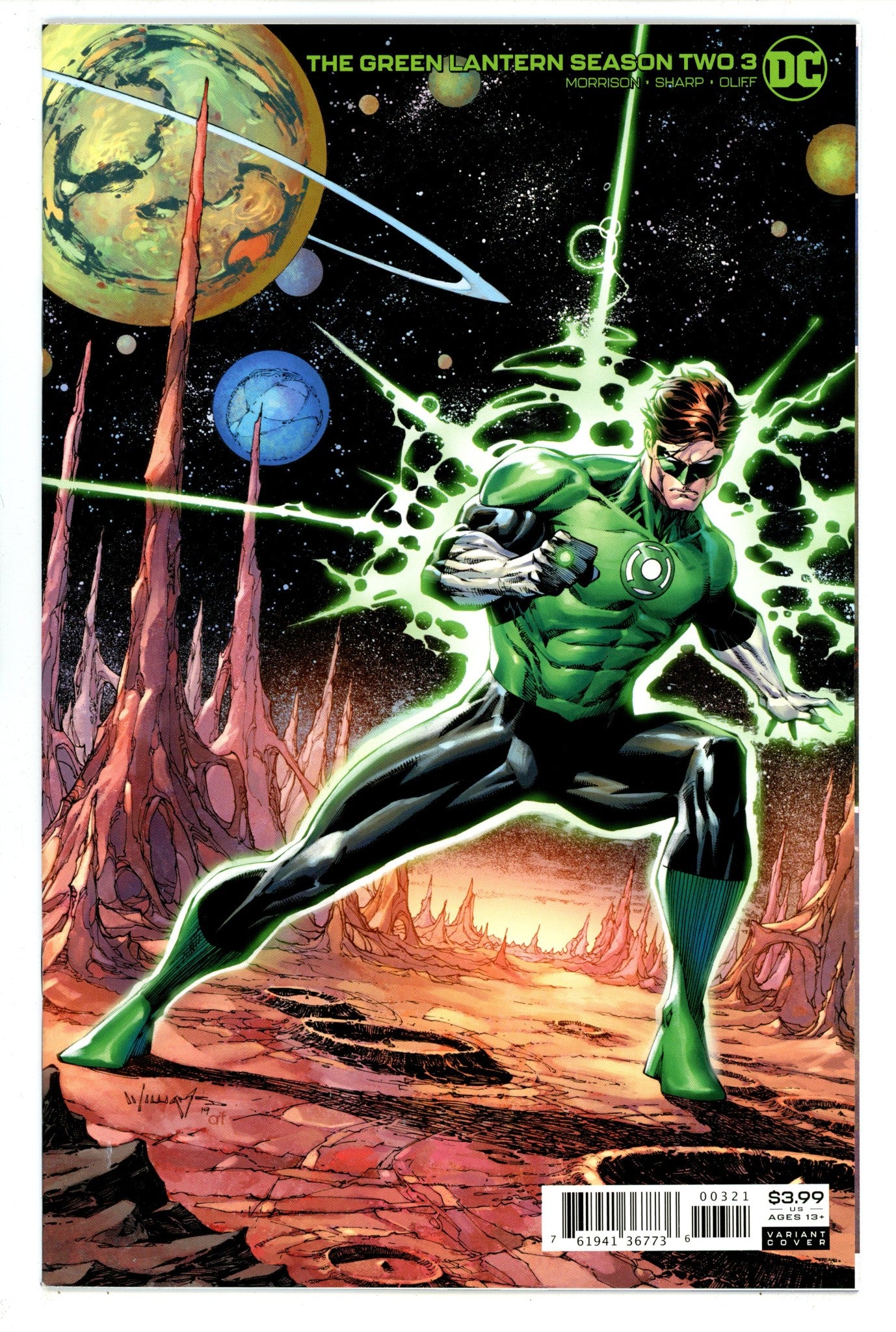 The Green Lantern Season Two 3 High Grade (2020) Williams Variant 