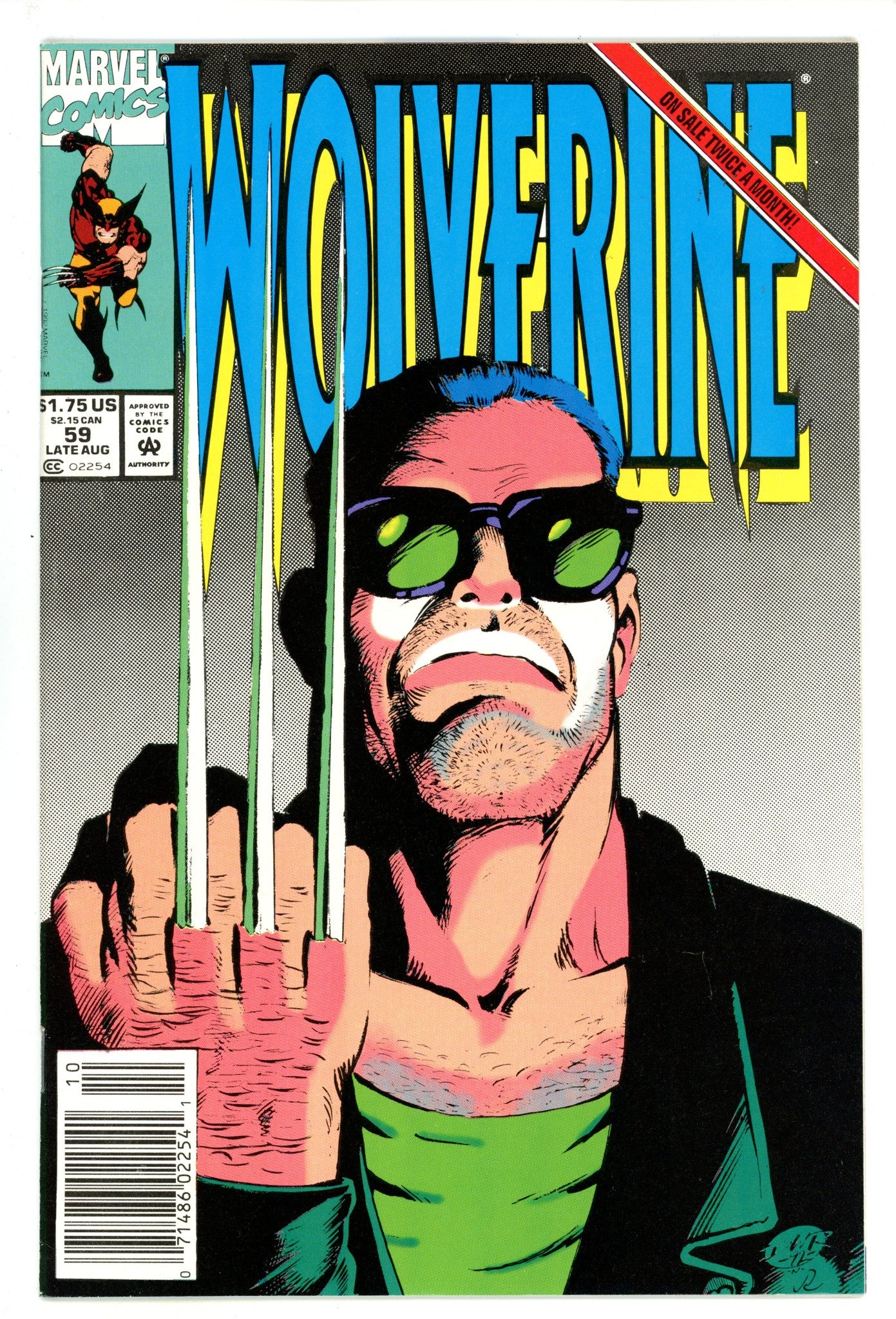 Wolverine Vol 2 59 Mid Grade (1992) Newsstand 