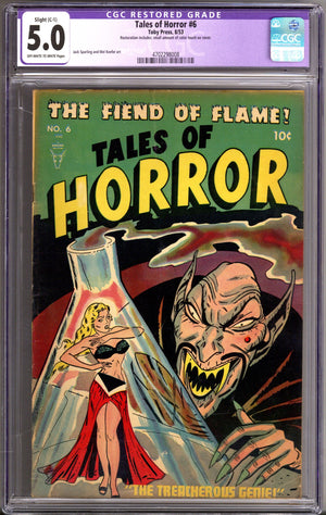 Tales of Horror 6 CGC 5.0 (VG/FN) Restored (1953)