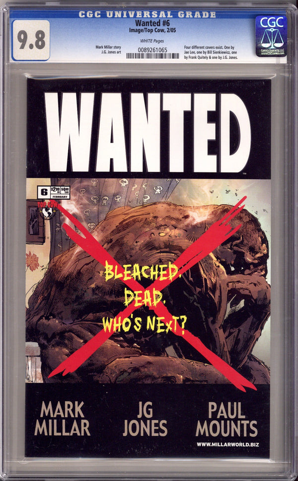 Wanted 6 CGC 9.8 (NM/M) (2005) Jones Variant