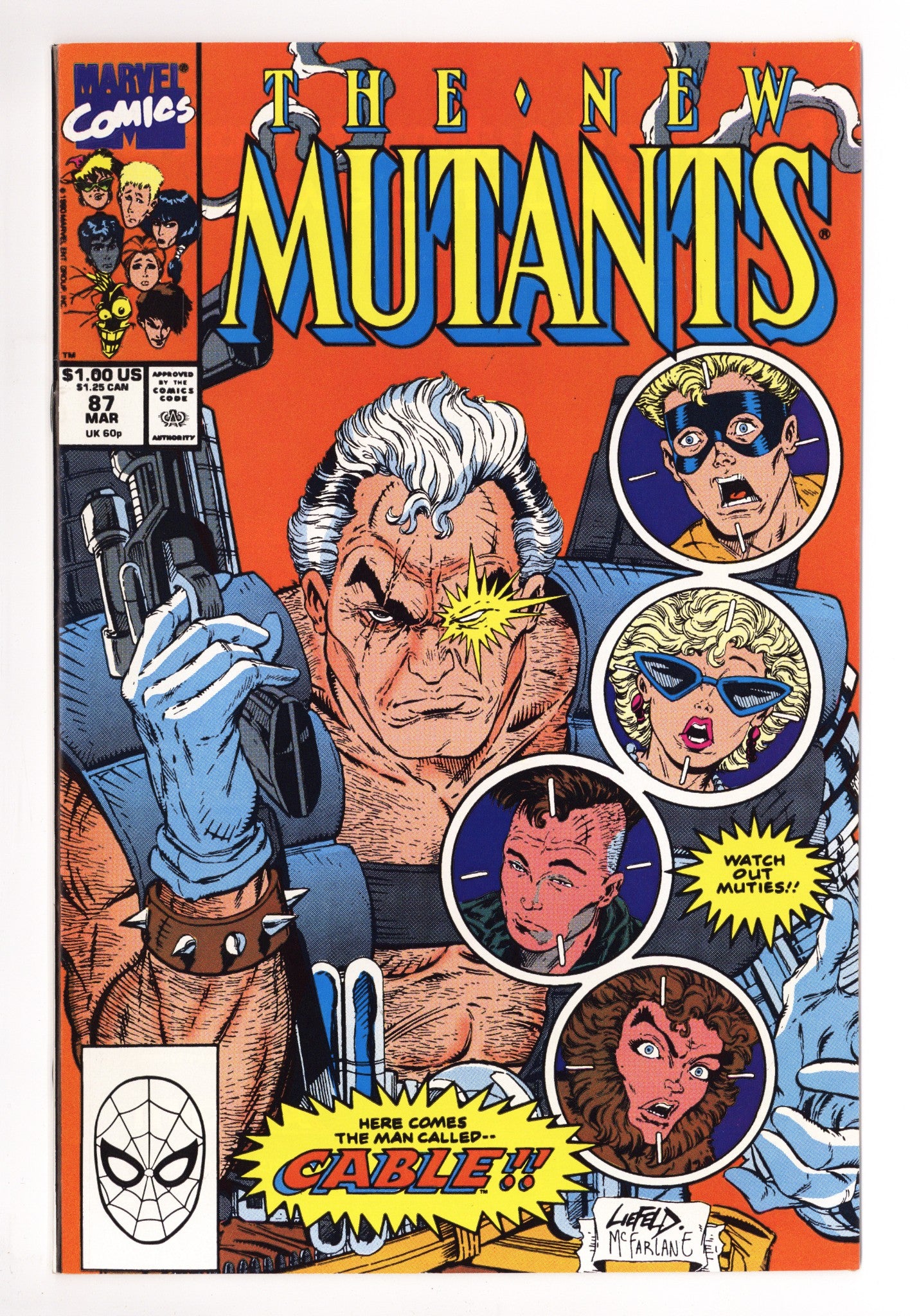 The New Mutants Vol 1 87 VF/NM (9.0) (1990) 