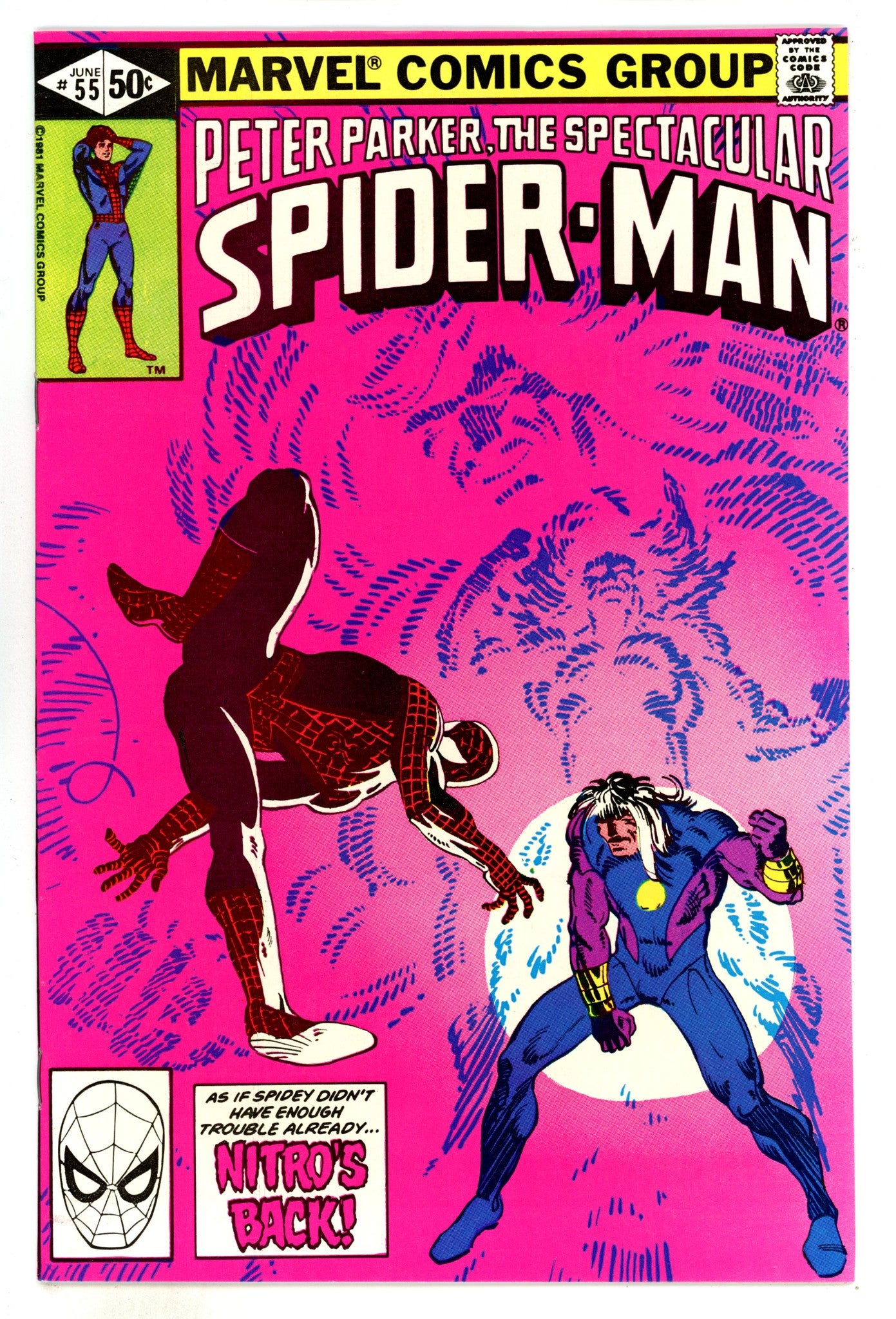 The Spectacular Spider-Man Vol 1 55  VF/NM (9.0)  (1981)  