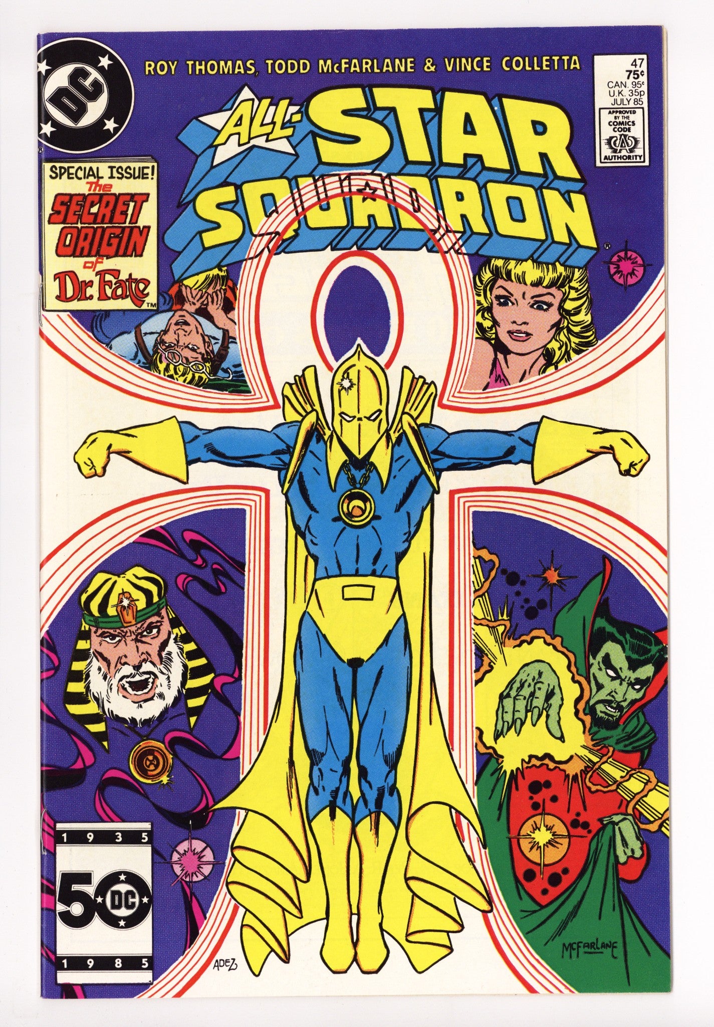 All-Star Squadron 47 VF+ (8.5) (1985) 