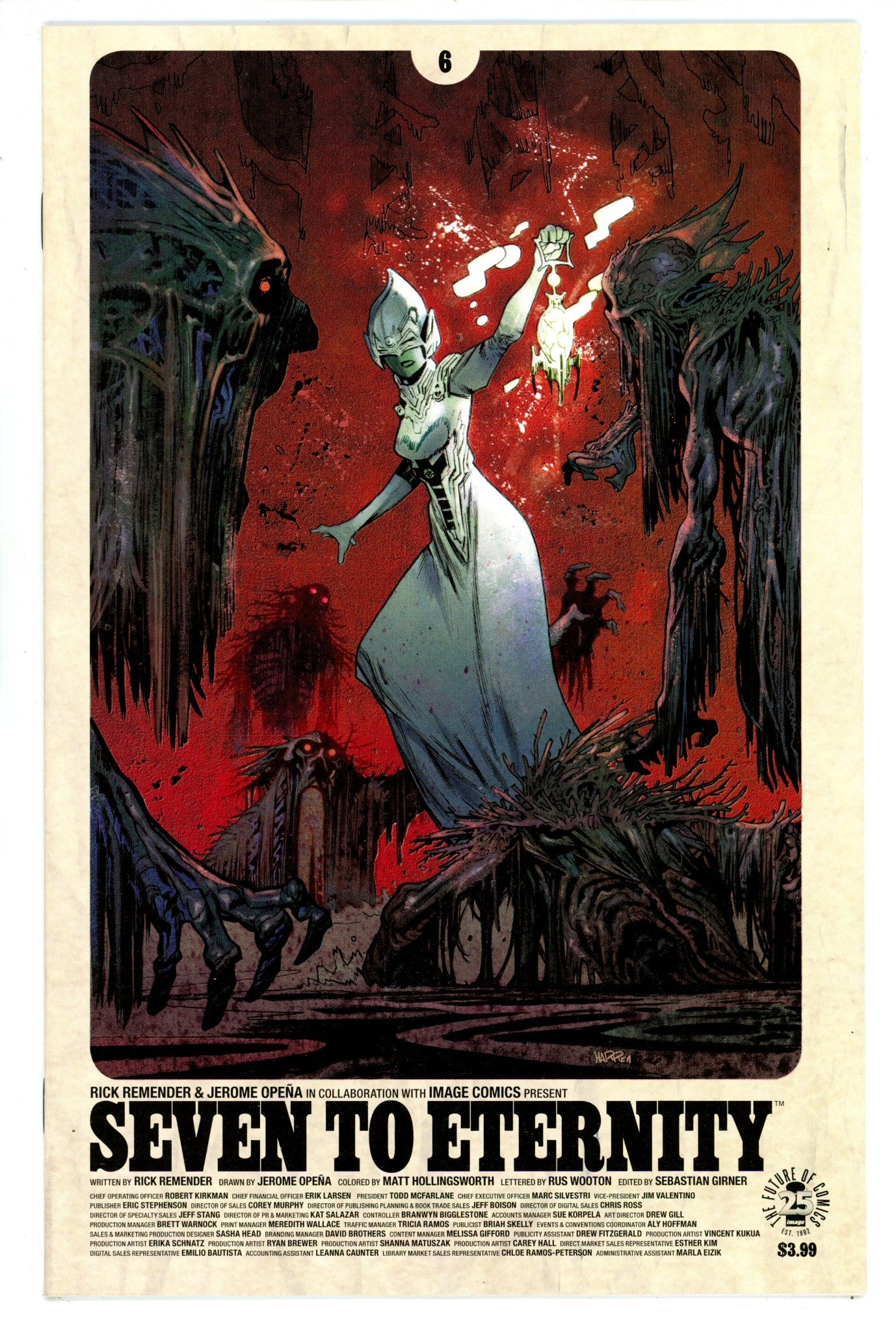 Seven to Eternity 6 High Grade (2017) Harren Variant 