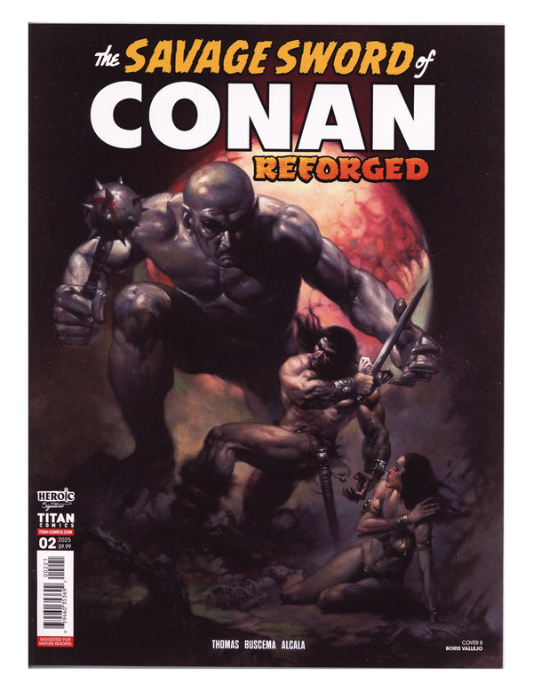 Savage Sword Of Conan Reforged 2 Vallejo Variant (2025)