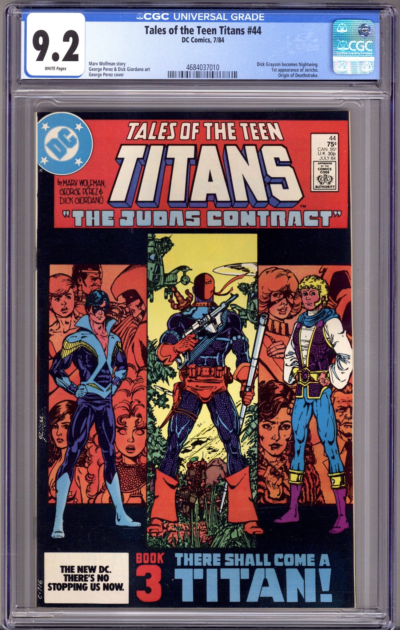 Tales of the Teen Titans 44 CGC 9.2 (NM-) (1984) 
