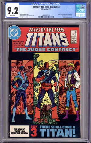 Tales of the Teen Titans 44 CGC 9.2 (NM-) (1984)