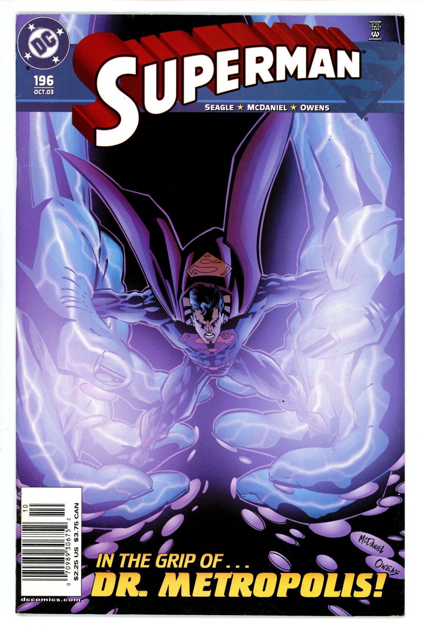 Superman Vol 2 196 Newsstand VF- (2003)