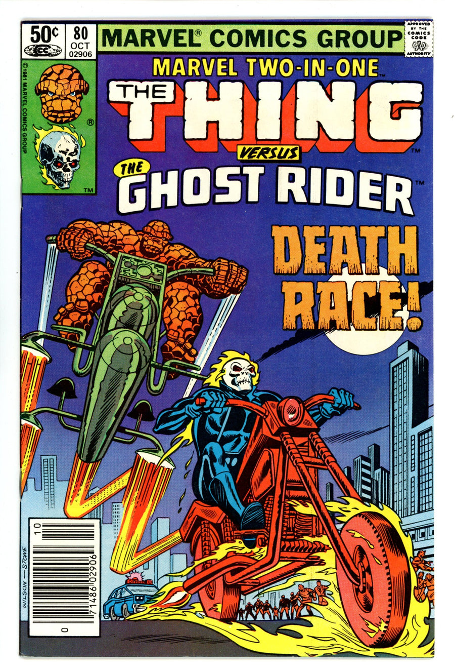 Marvel Two-in-One Vol 1 80 Mid Grade (1981) Newsstand 