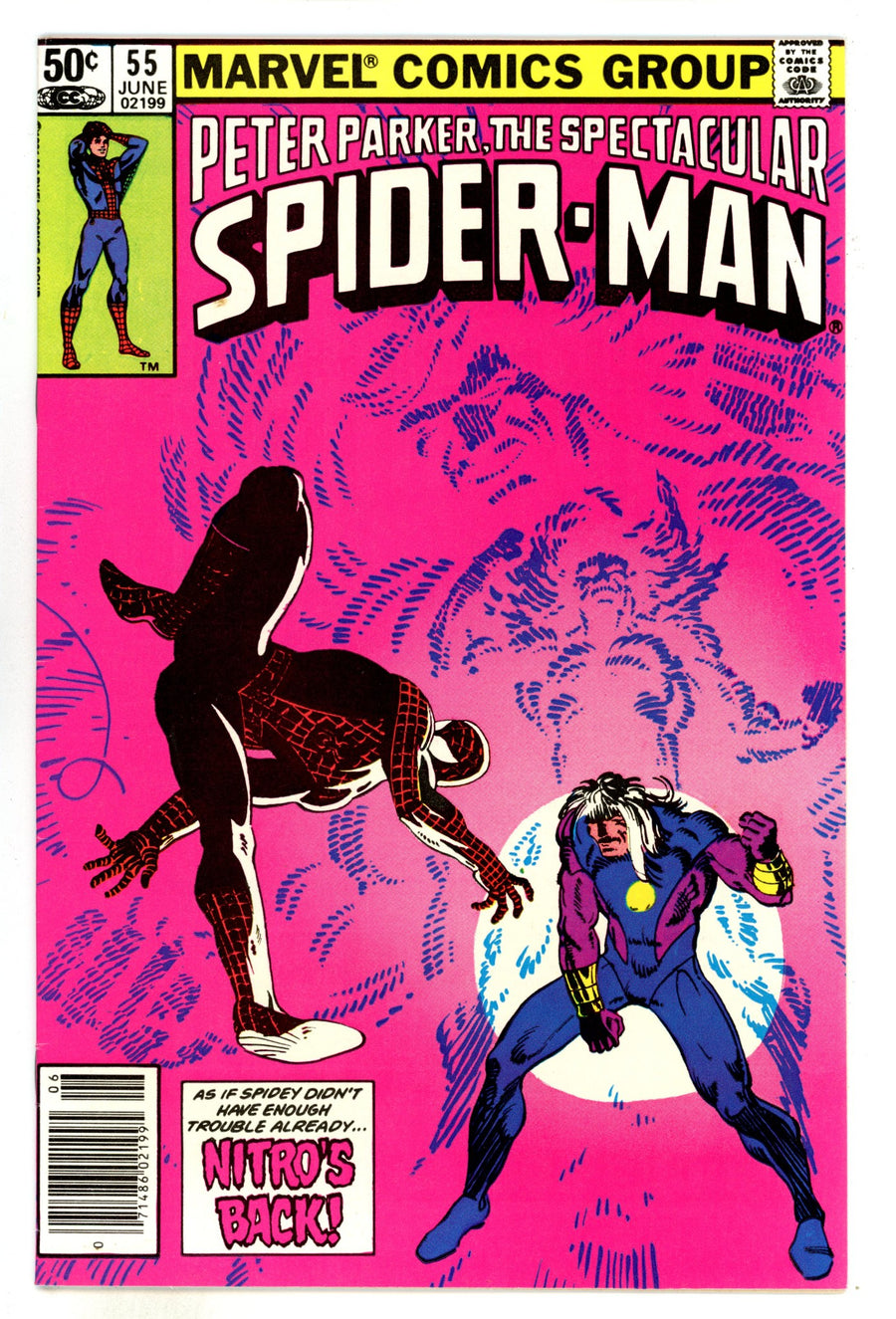 The Spectacular Spider-Man Vol 1 55  VF- (7.5)  (1981)  Newsstand  