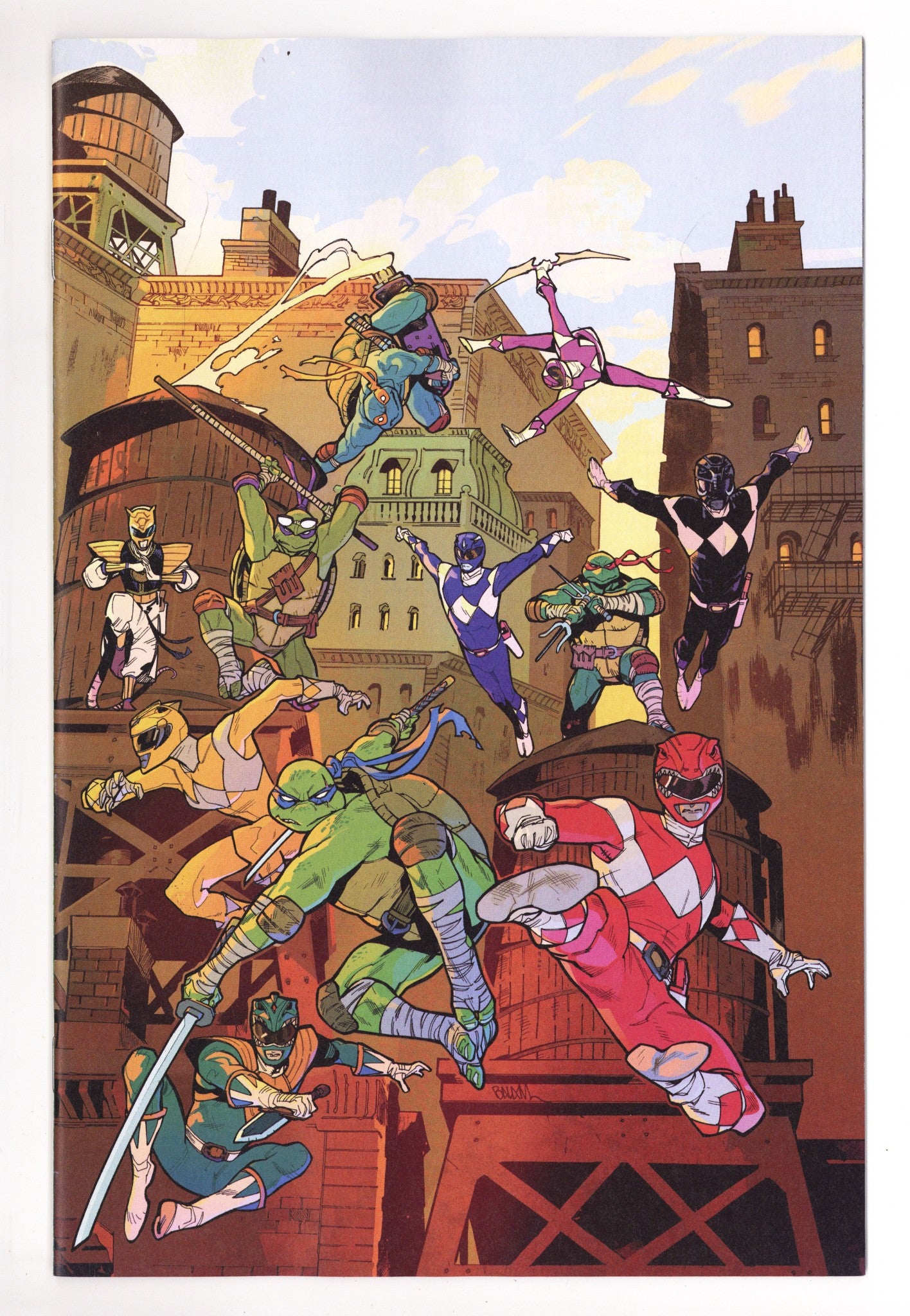 Mighty Morphin Power Rangers/Teenage Mutant Ninja Turtles III 5 Balám Virgin Incentive NM (2026)