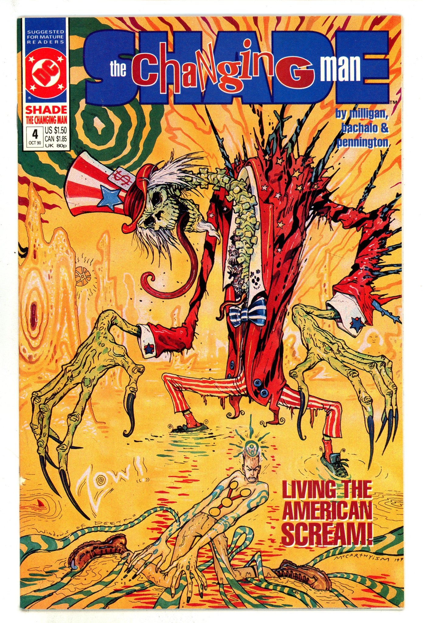 Shade, the Changing Man Vol 2 4 High Grade (1990) 