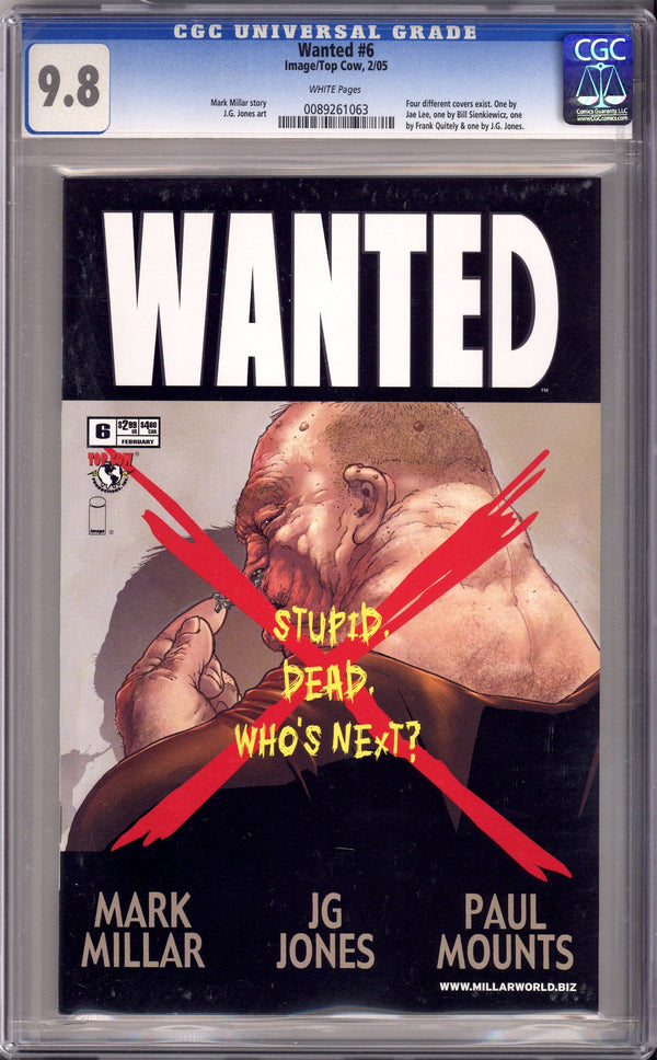 Wanted 6 CGC 9.8 (NM/M) (2005) Jones Variant