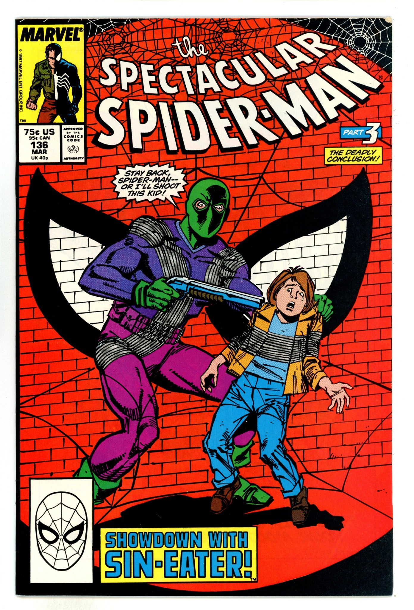 The Spectacular Spider-Man Vol 1 136 Mid Grade (1988) 