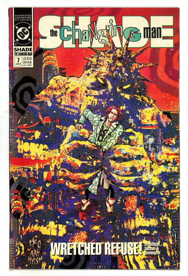 Shade, the Changing Man Vol 2 7 High Grade (1991)