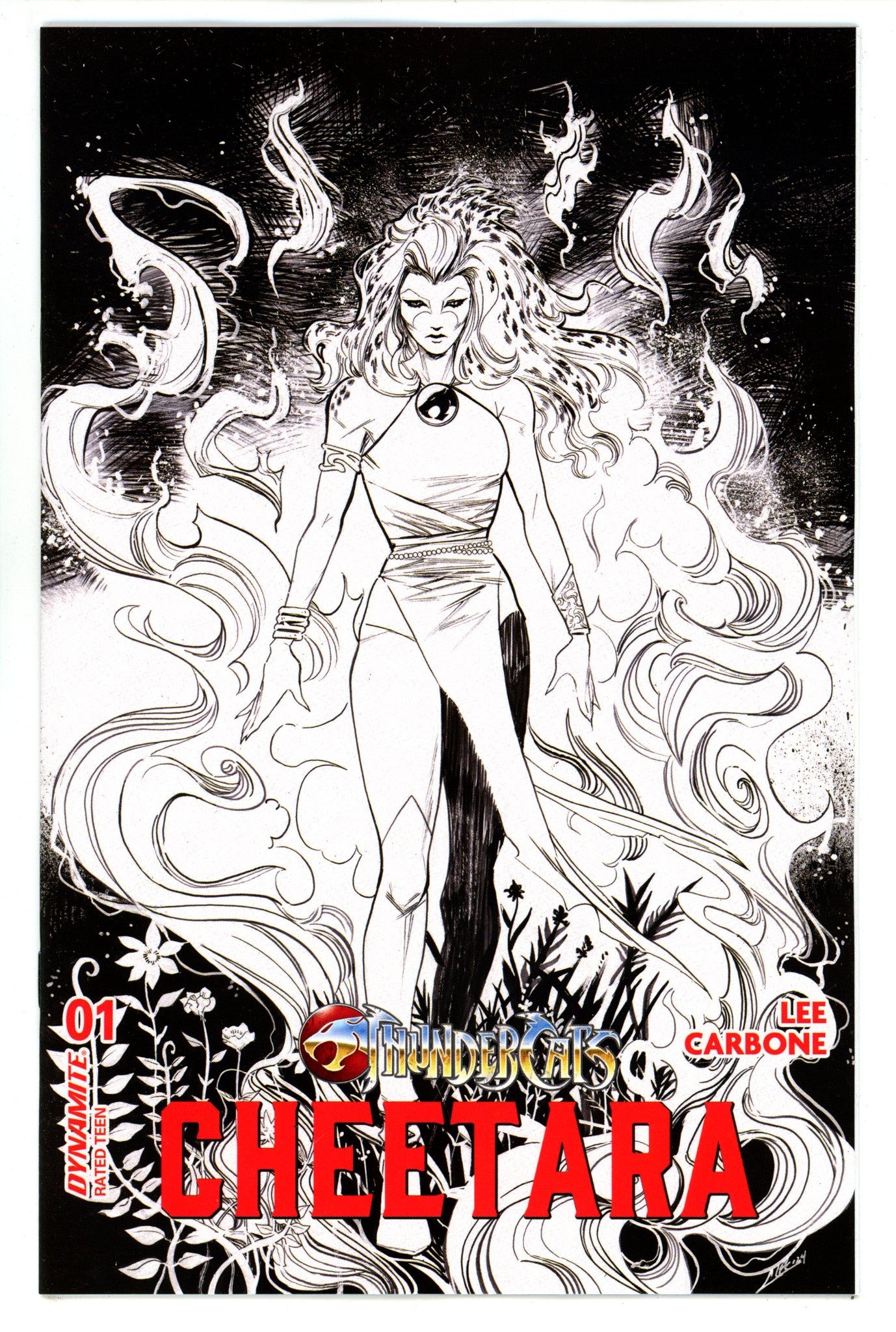 Thundercats Cheetara 1 Lee Line Art Incentive Variant (2024)