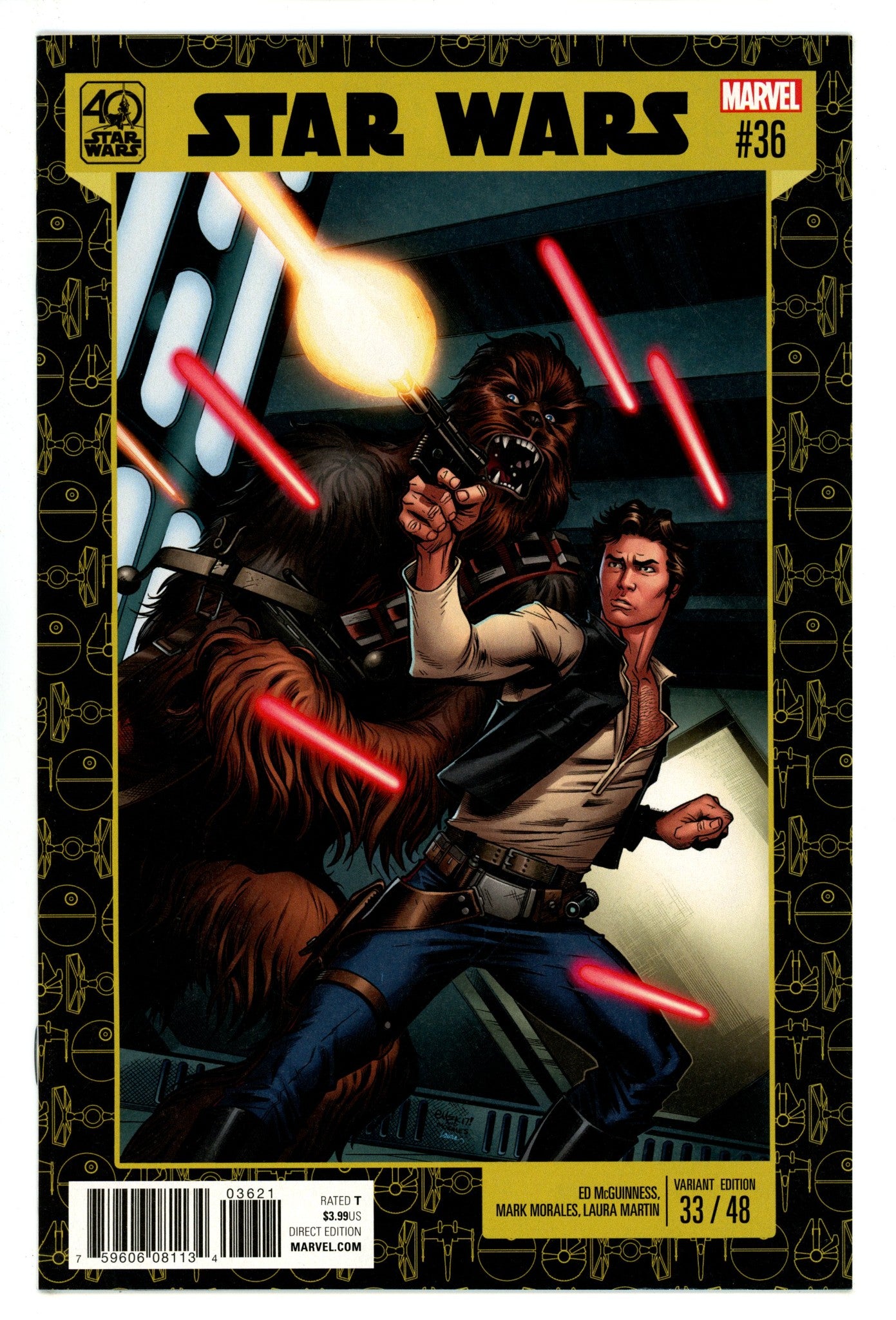Star Wars Vol 2 36 High Grade (2017) McGuinness Variant 