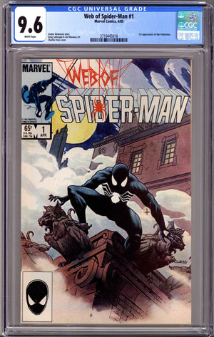 Web of Spider-Man Vol 1 1 CGC 9.6 (NM+) (1985)