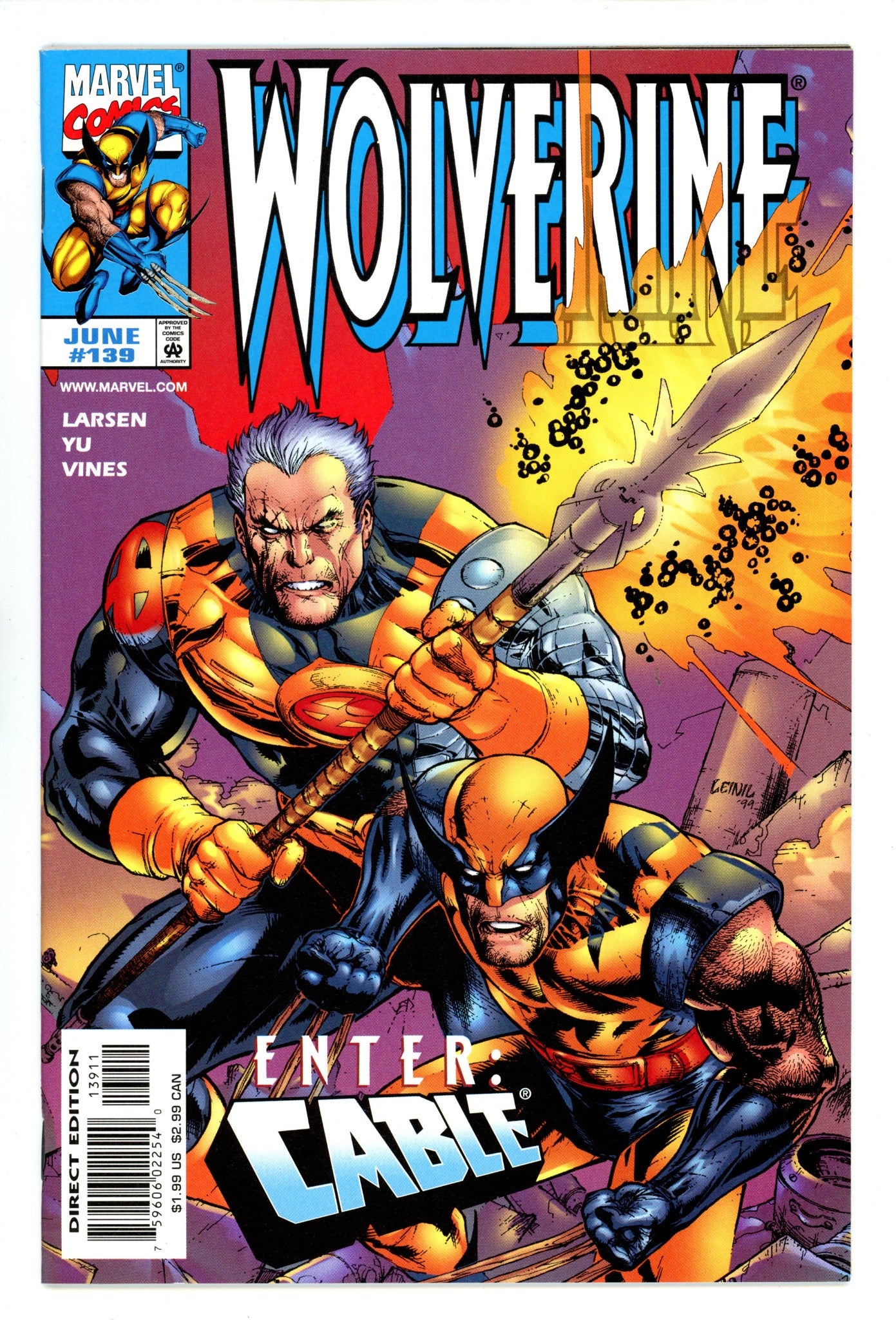 Wolverine Vol 2 139 High Grade (1999) 