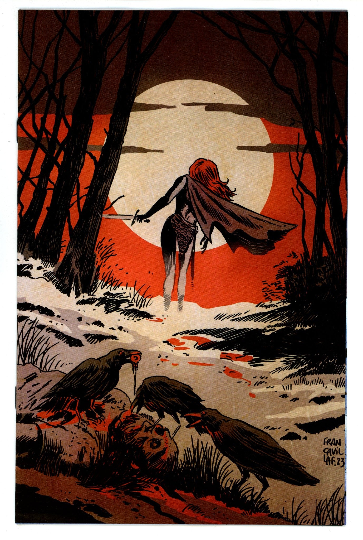 Red Sonja Vol 7 8 Francavilla Virgin Incentive Variant (2024)
