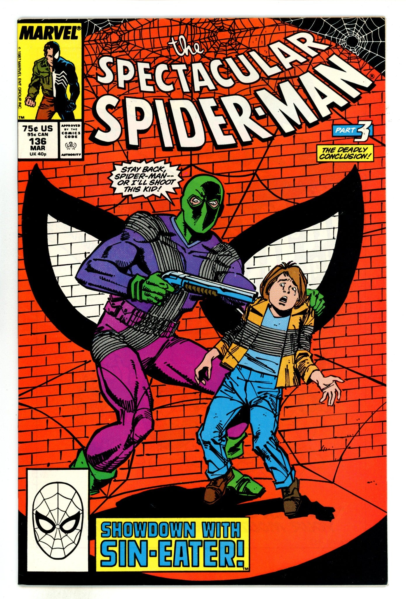The Spectacular Spider-Man Vol 1 136 High Grade (1988) 