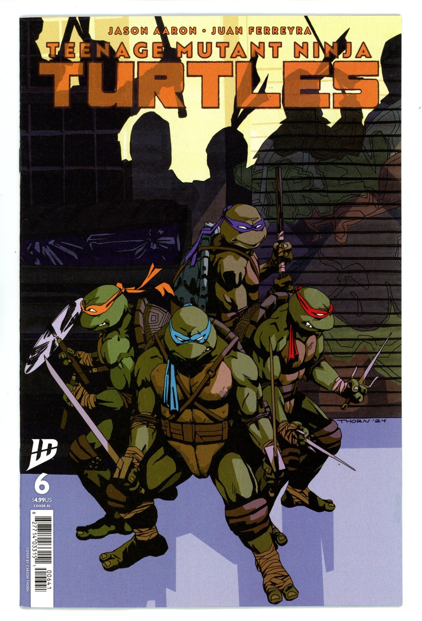 Teenage Mutant Ninja Turtles Vol 6 6 Thorn Incentive Variant NM- (2025)