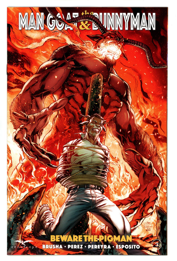 Man Goat & Bunnyman Beware The Pigman 3 Vitorino Variant (2024)