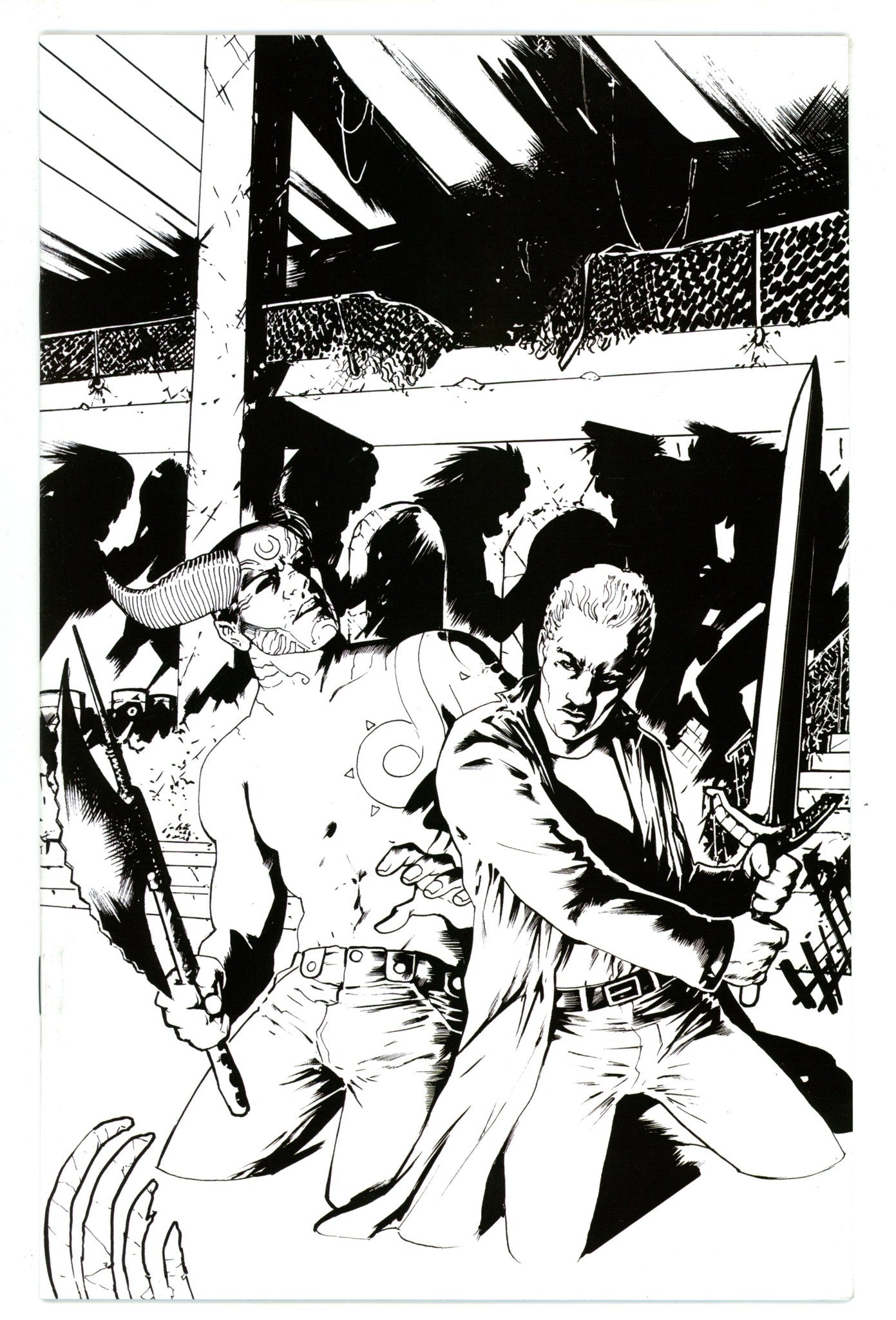 Spike: The Devil You Know 4 High Grade (2010) Urru B&W Virgin Incentive Variant 