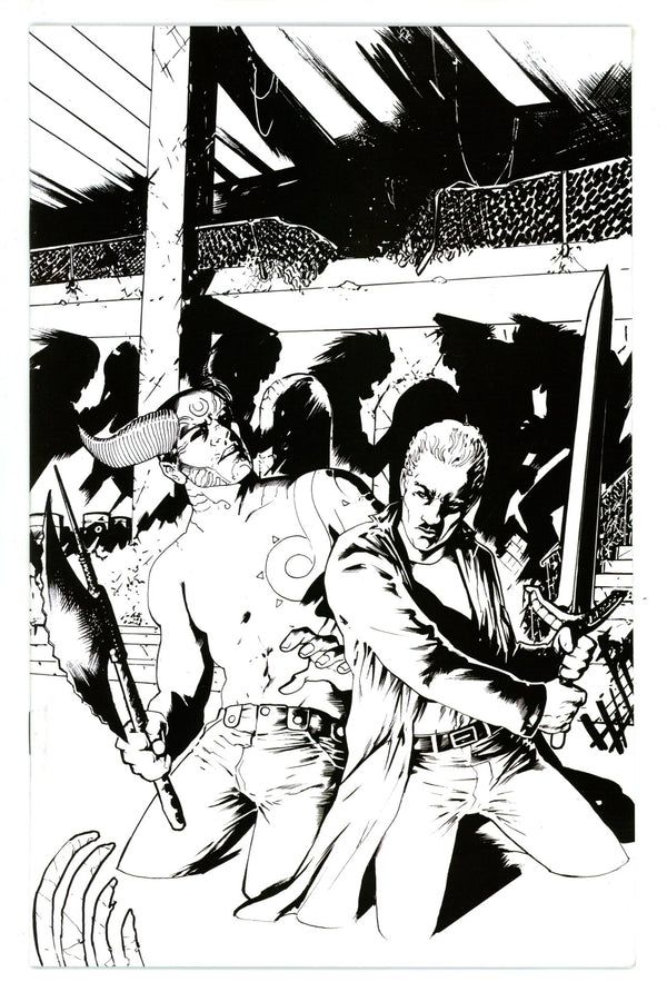 Spike: The Devil You Know 4 High Grade (2010) Urru B&W Virgin Incentive Variant
