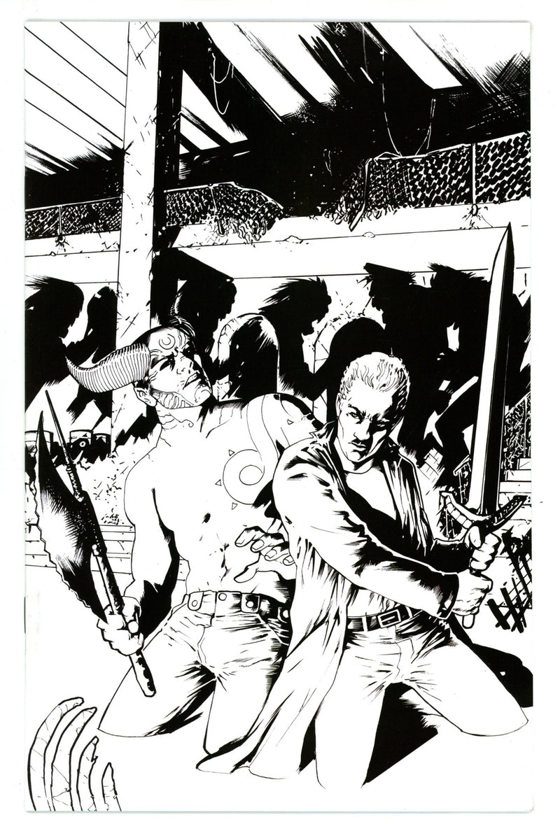 Spike: The Devil You Know 4 High Grade (2010) Urru B&W Virgin Incentive Variant 