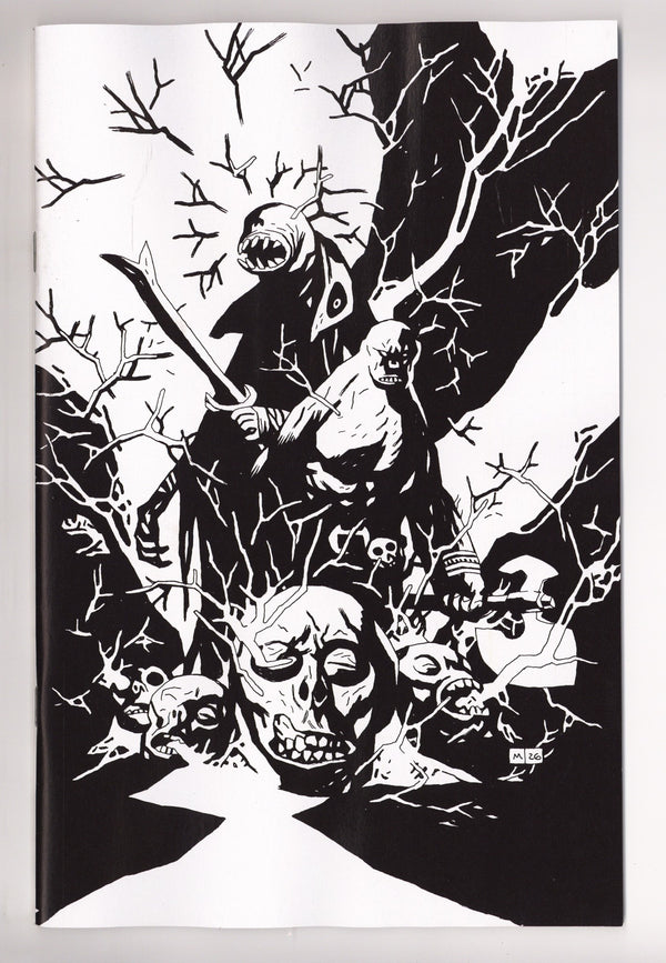 Red Roots  1 Mignola  B&W Virgin Incentive NM   (2026)