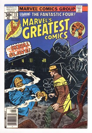 Marvel's Greatest Comics 72 Mid Grade (1977)