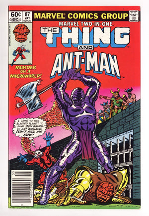 Marvel Two-in-One Vol 1 87 High Grade (1982) Newsstand