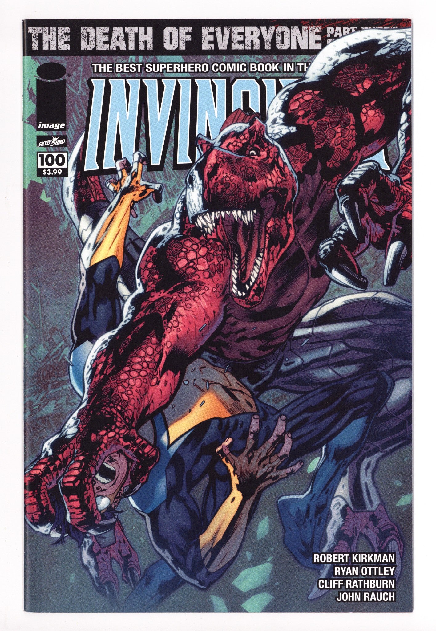 Invincible 100 VF/NM (9.0) (2013) Hitch Variant 