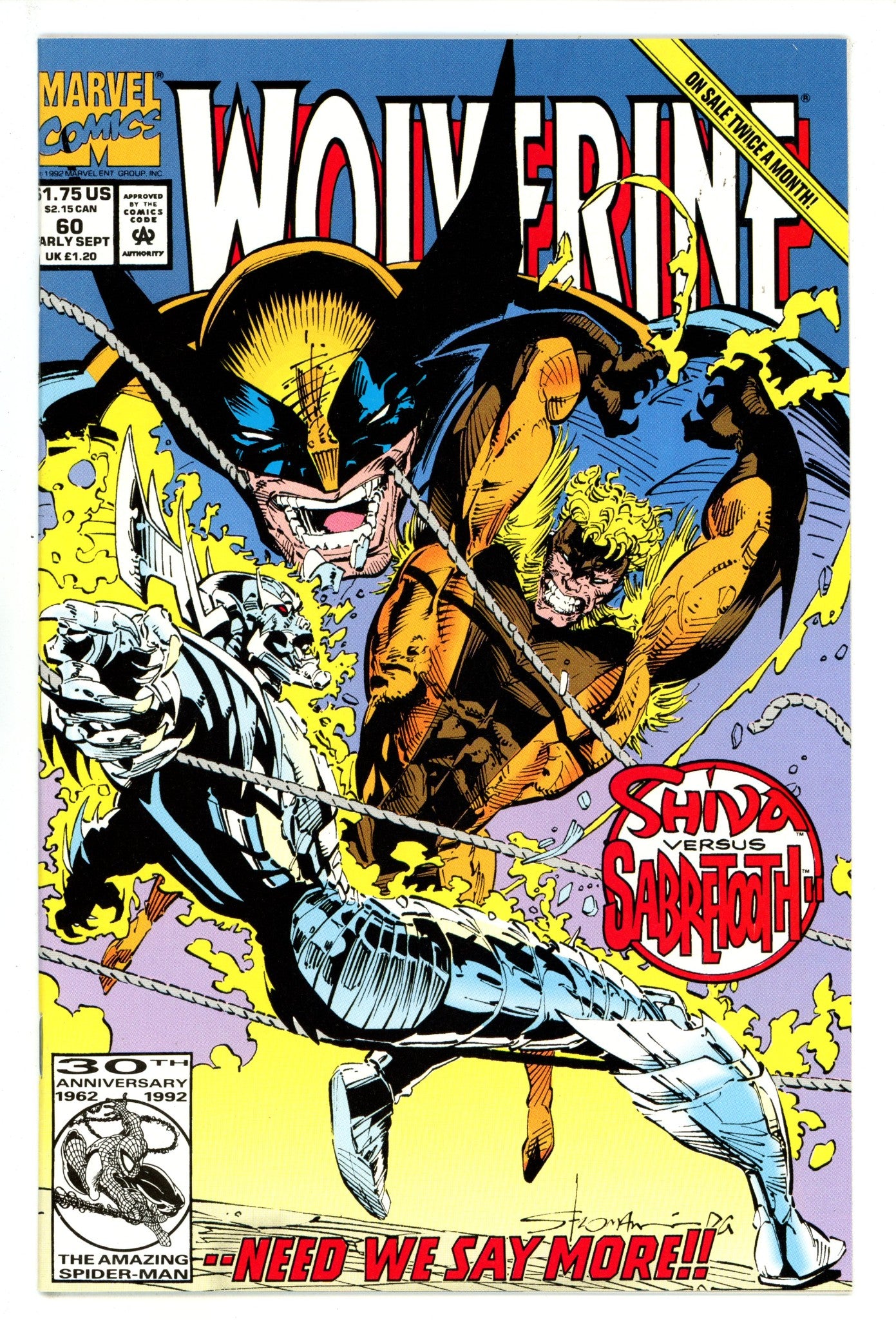 Wolverine Vol 2 60 High Grade (1992) 