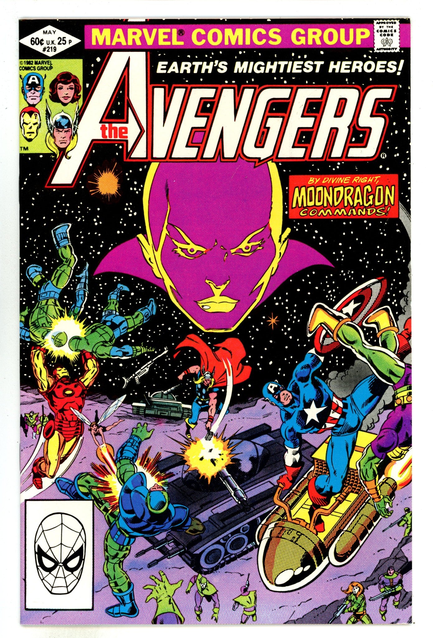 The Avengers Vol 1 219  NM- (9.2)   (1982)        