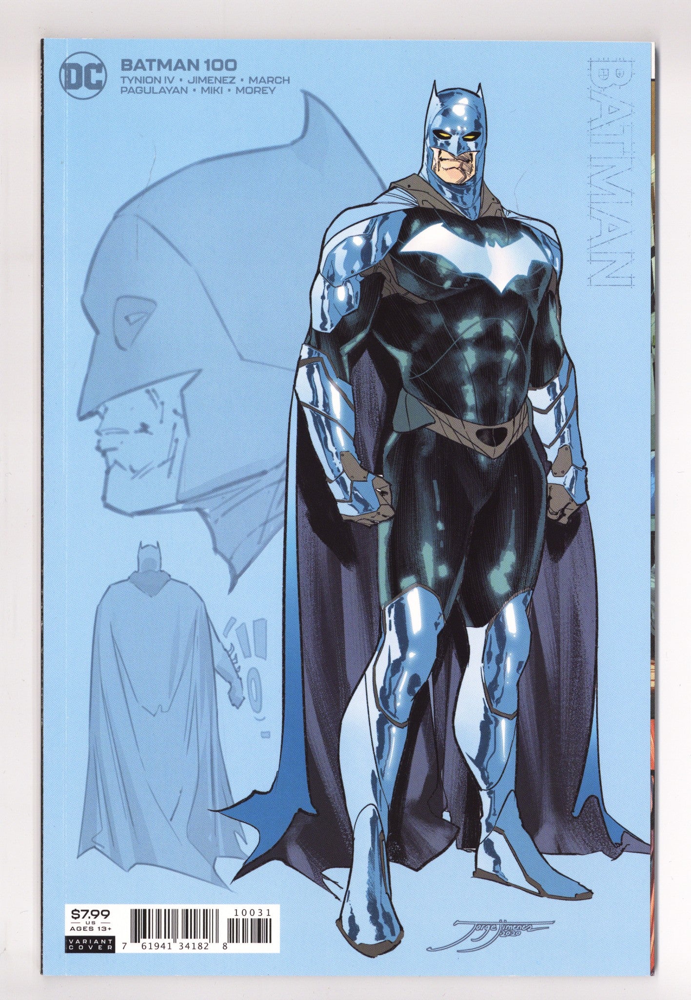 Batman Vol 3 100 High Grade (2020) Jimenez Incentive Variant 