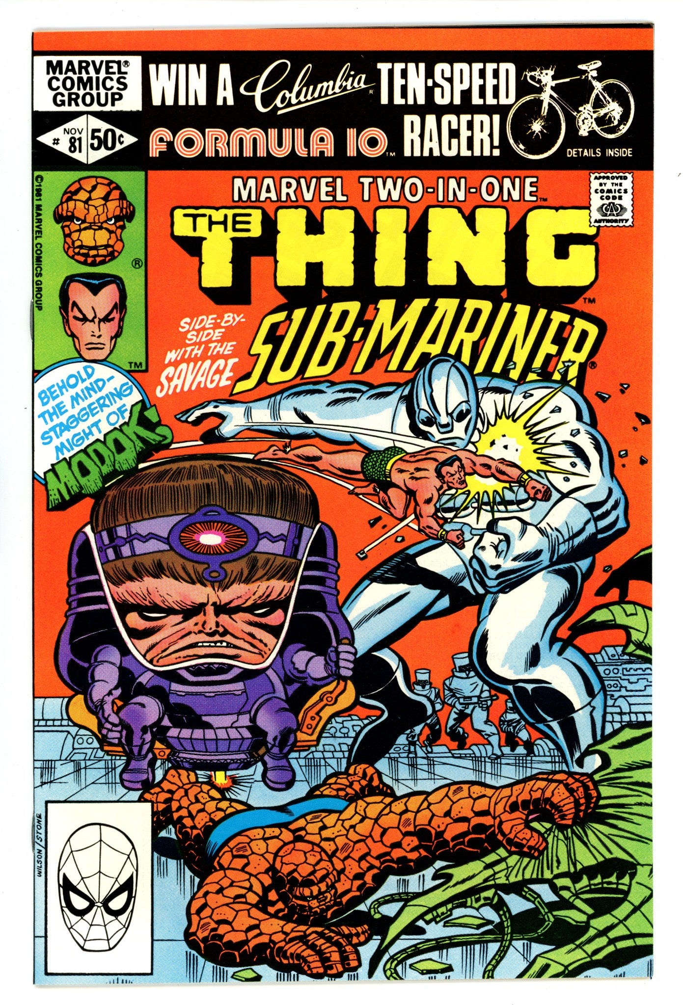 Marvel Two-in-One Vol 1 81 High Grade (1981) 