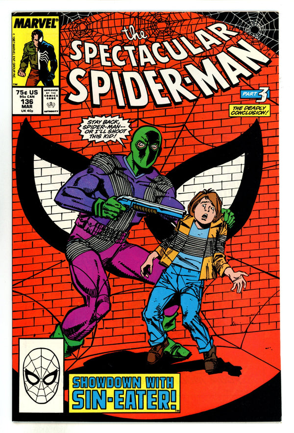 The Spectacular Spider-Man Vol 1 136 NM- (9.2) (1988)