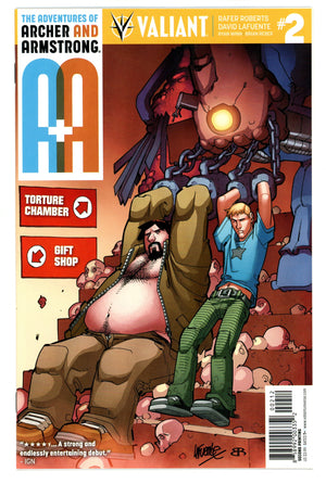 A&A: The Adventures of Archer & Armstrong 2 High Grade (2016) 2nd Print 