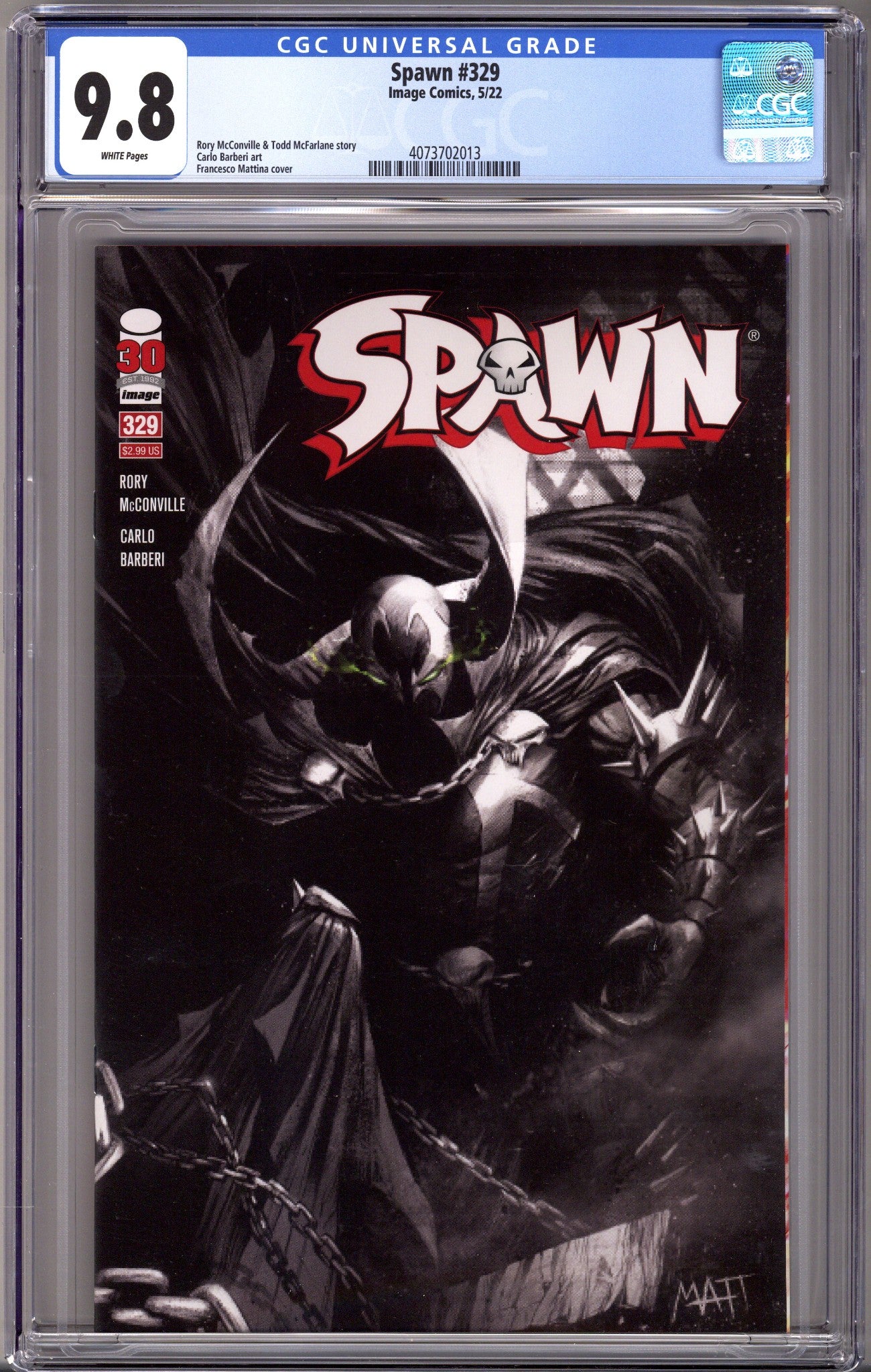 Spawn 329 CGC 9.8 (NM/M) (2022)