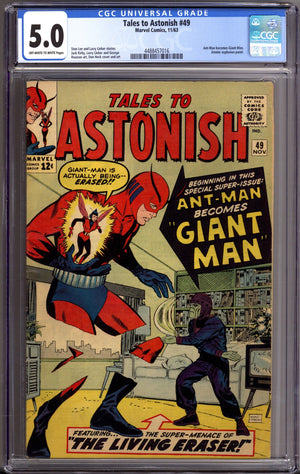 Tales to Astonish Vol 1 49 CGC 5.0 (VG/FN) (1963)