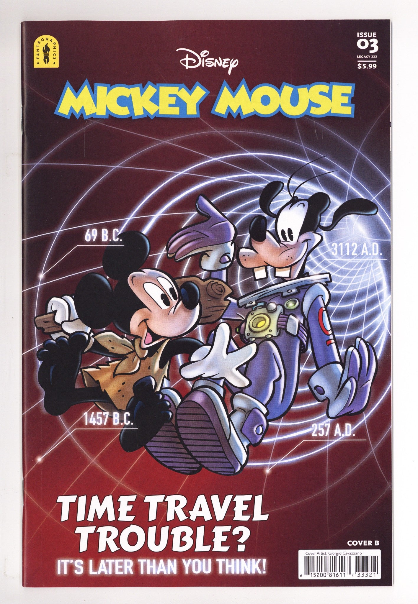 Mickey Mouse Legacy 333 Cavazzano Variant (2026)