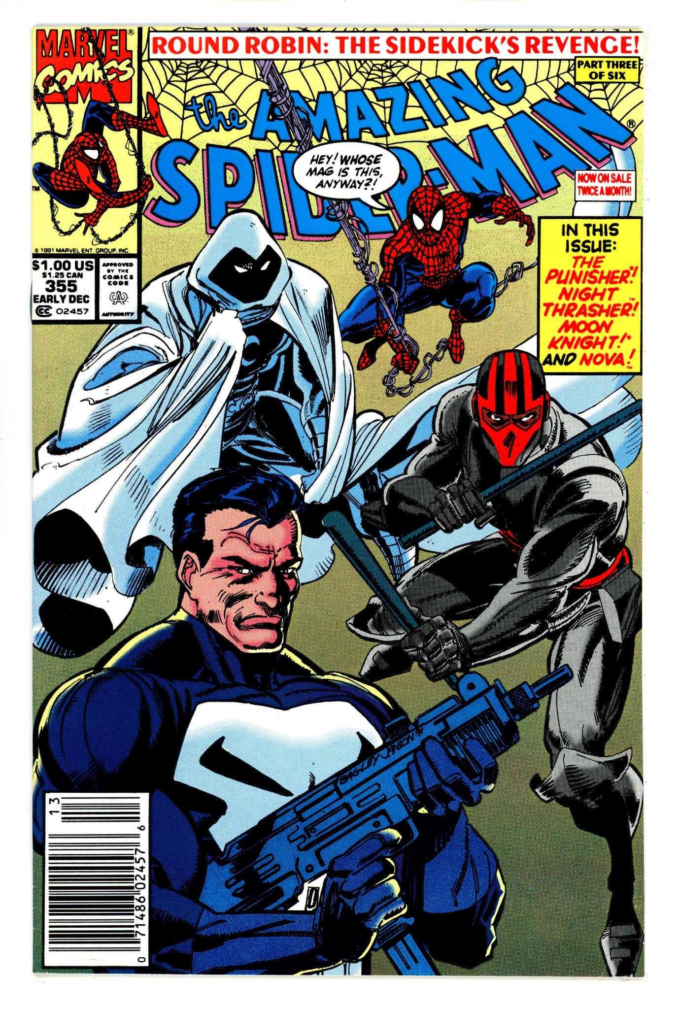 The Amazing Spider-Man Vol 1 355 VF (8.0) (1991) Newsstand 