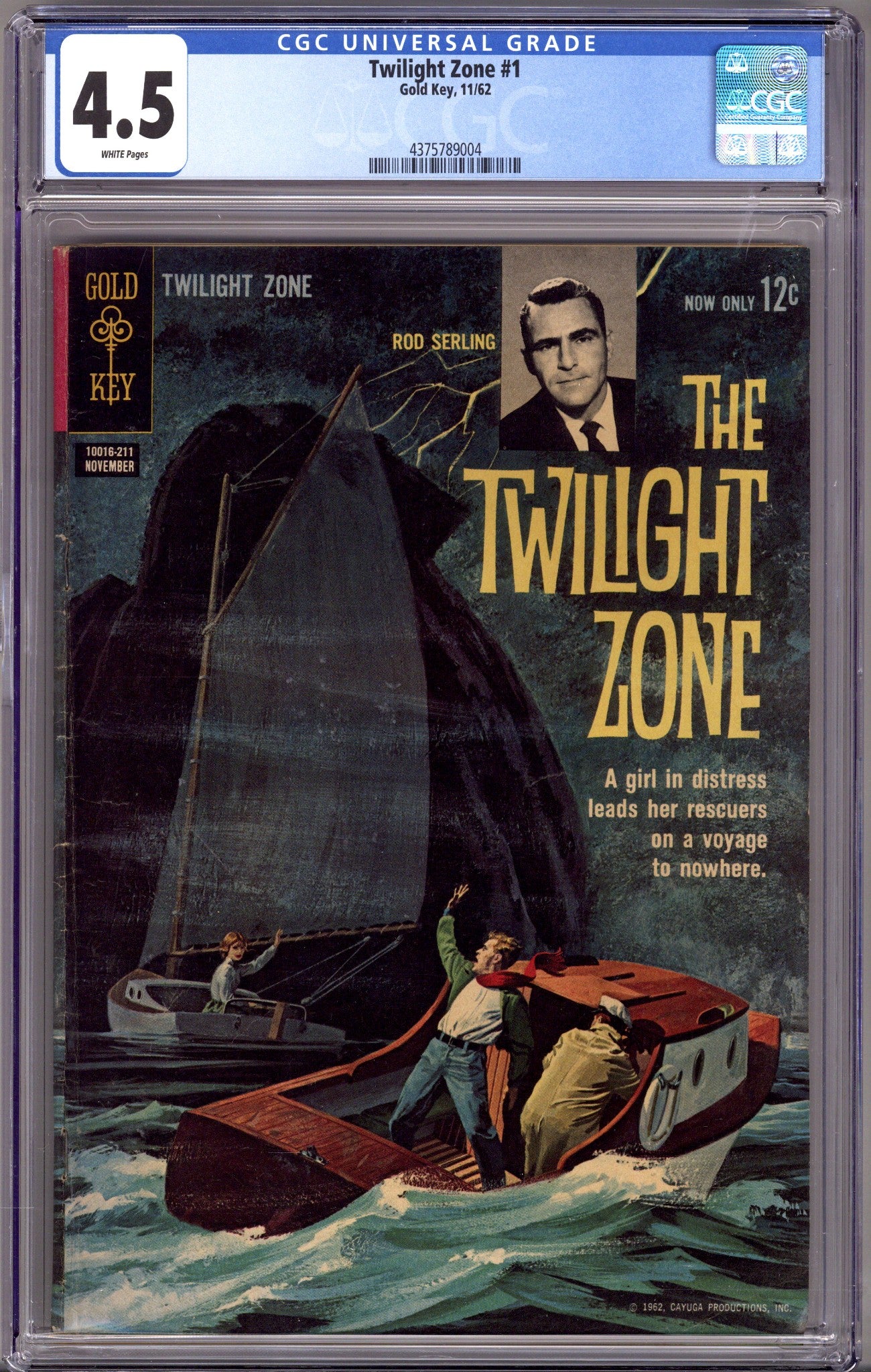 The Twilight Zone 1 CGC 4.5 (VG+) (1962) 