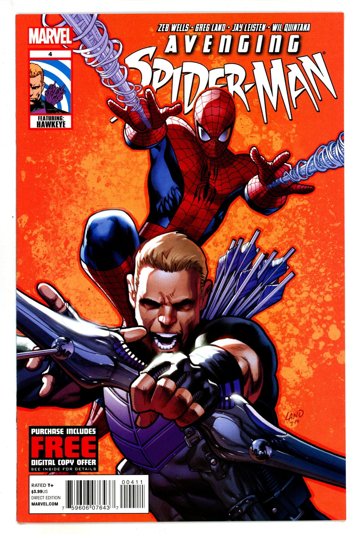 Avenging Spider-Man 4 High Grade (2012) 