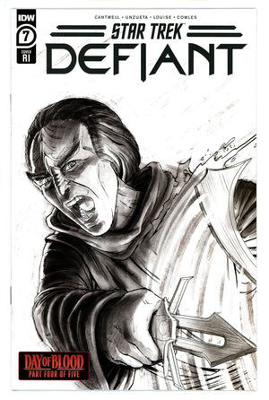 Star Trek Defiant 7 Ward B&W Incentive Variant VF/NM (2023)