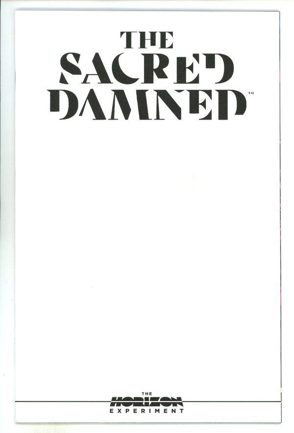 Sacred Damned 1 Blank Variant (2024)