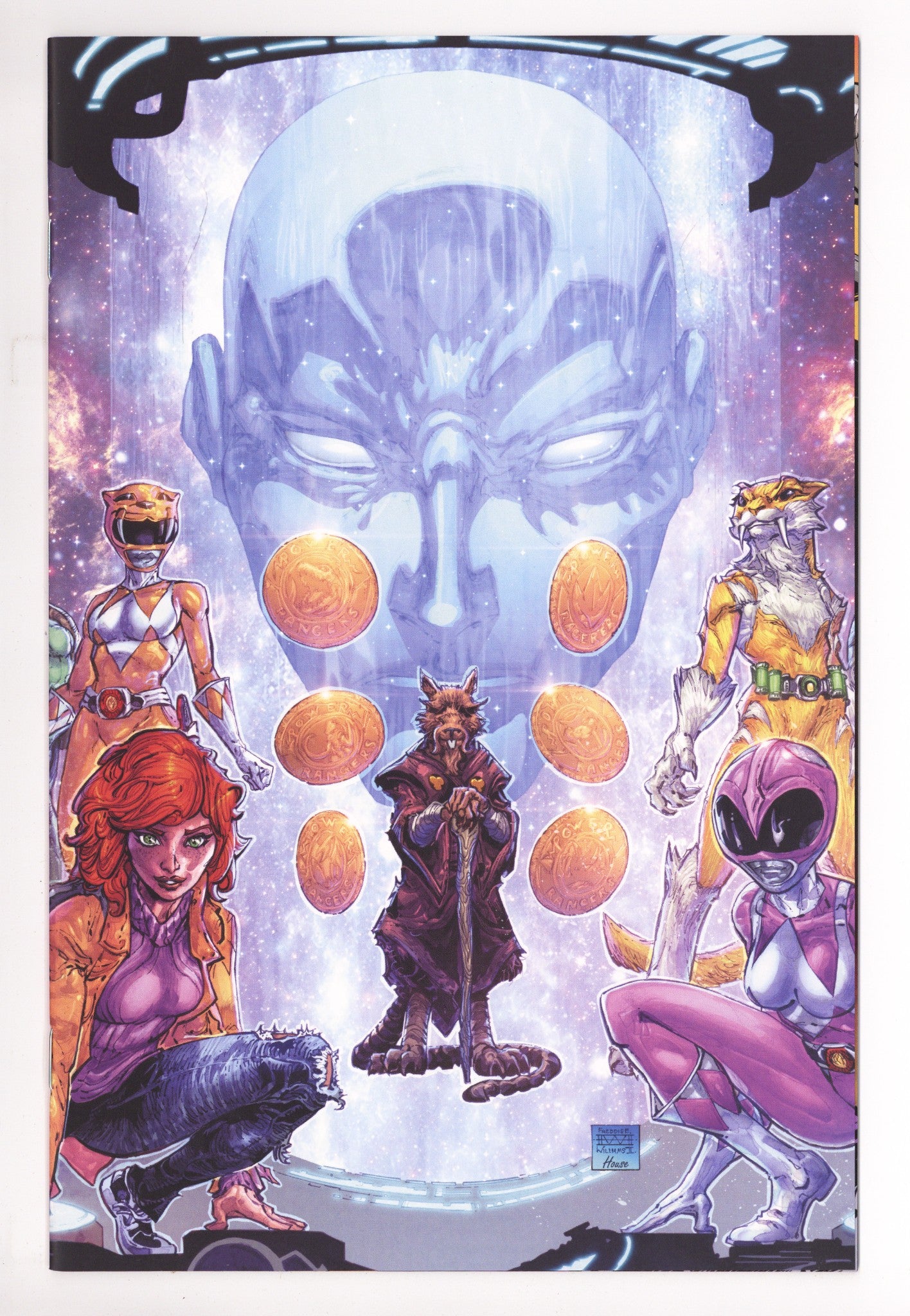Mighty Morphin Power Rangers / Teenage Mutant Ninja Turtles II 3 High Grade (2023) II Virgin Connecting Exclusive Variant 